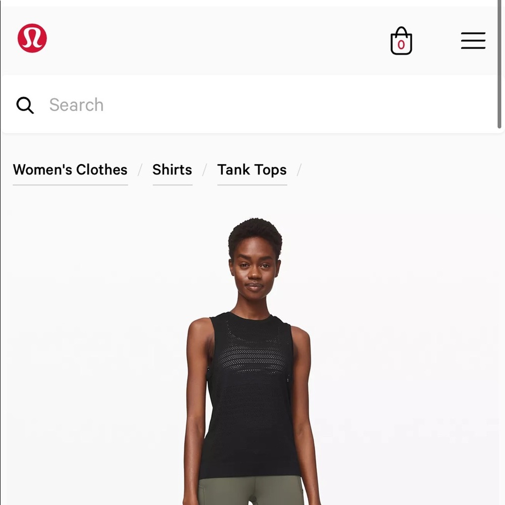 Lululemon Breeze By Muscle Tank